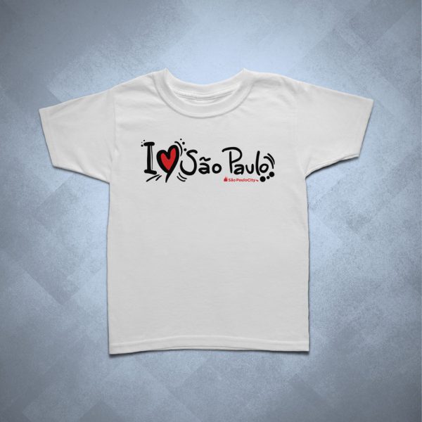 19310B 1 600x600 - Camiseta Infantil I Love SP Desenho