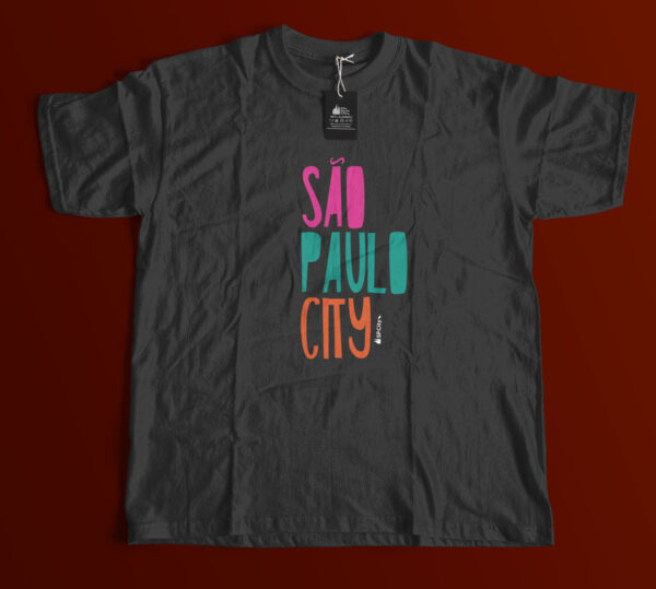 1B0C84 1 600x539 - Camiseta São Paulo City Desenho Colorido