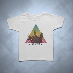 32B9F2 1 300x300 - Camiseta Infantil Triângulo Monumentos SP