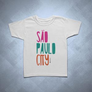 32BA03 1 300x300 - Camiseta Infantil São Paulo City Desenho Colorido