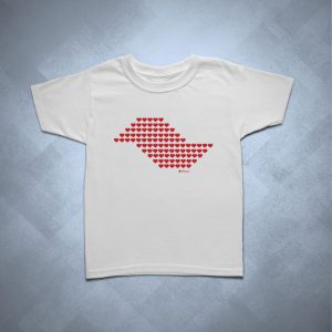 42EC24 1 300x300 - Camiseta Infantil Mapa SP Corações