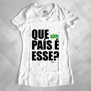 631E00 1 300x300 - Baby Look Feminina Gola "V" Que País é Esse?