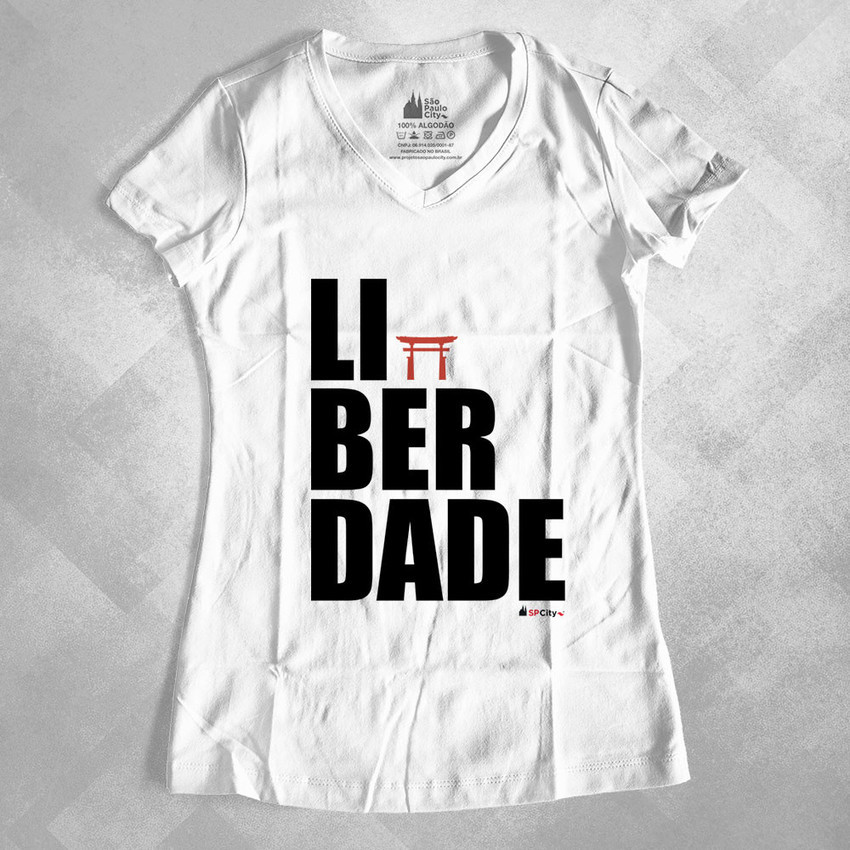 Baby Look Feminina Liberdade - São Paulo Baby Look Feminina Liberdade - São Paulo