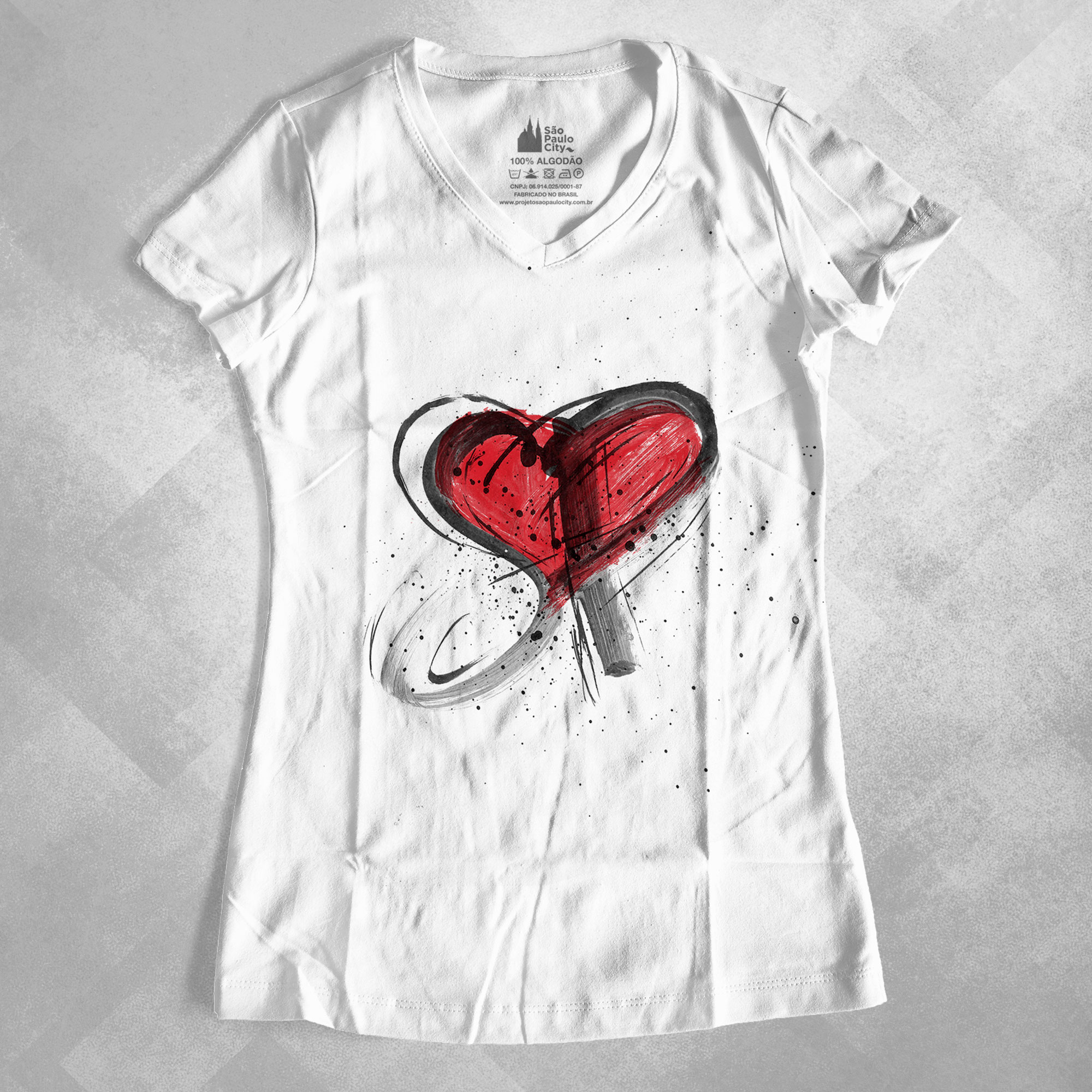 Feminina-Branca-Solta baby look sp by yllo pedra