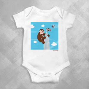 AA32 Branca 1 300x300 - Body Infantil Bebê King Kong Banespa by Miguel Garcia