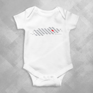 DU58 Branca 1 300x300 - Body Infantil Bebê Mapas SP