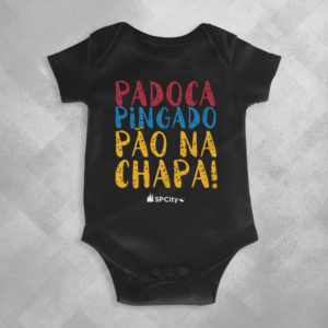 OG82 Preta 300x300 - Body Infantil Bebê Padoca