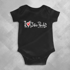 QJ62 Preta 1 300x300 - Body Infantil Bebê I Love SP Desenho