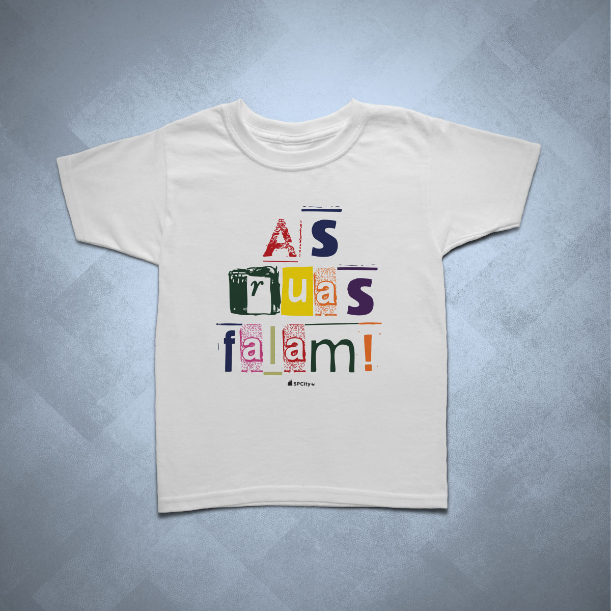 As-Ruas-Falam-Infantil-Branca camiseta infantil as ruas falam