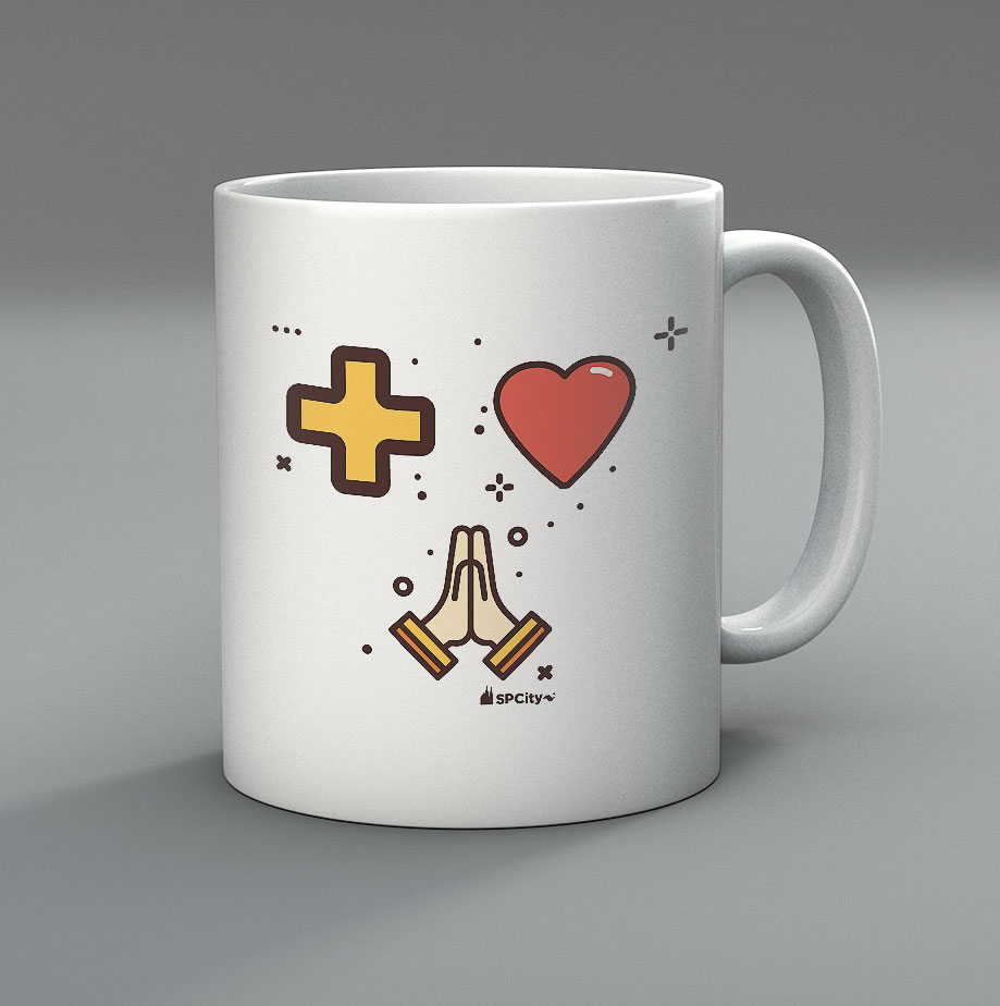 caneca mais amor por favor