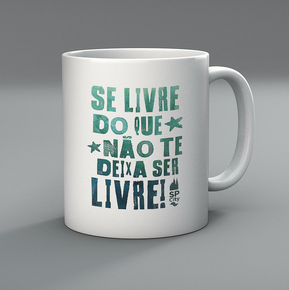 caneca Se livre do que não te deixa ser livre