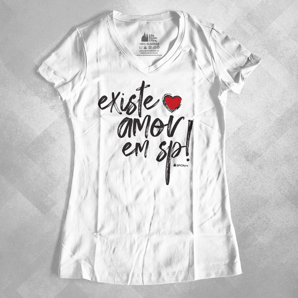 Baby look existe amor em sp