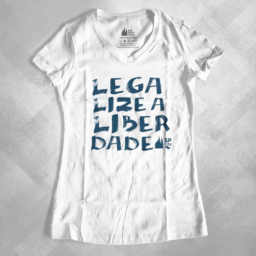 Legalize-a-Liberdade-Feminina-Branca Baby look legalize a liberdade