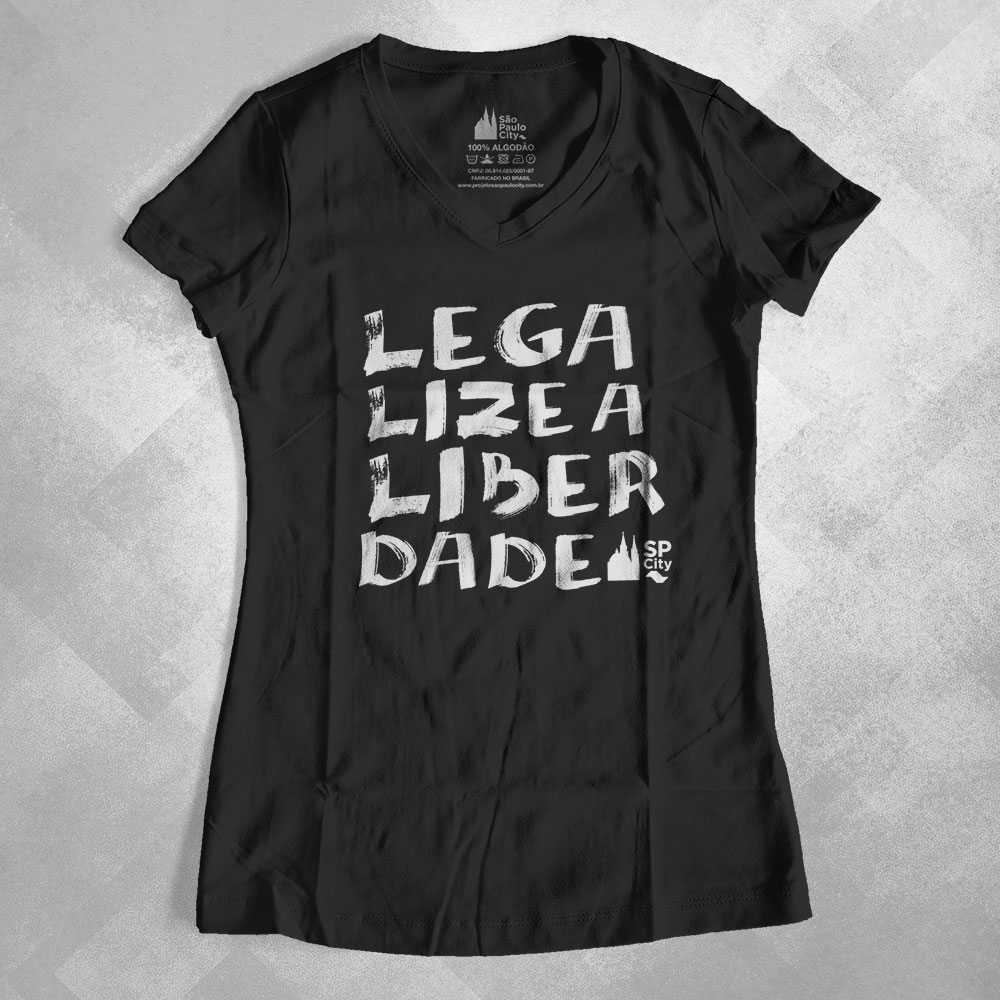 Legalize-a-Liberdade Baby look legalize a liberdade