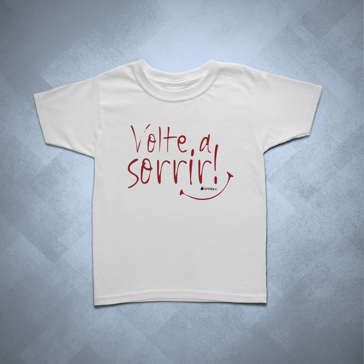 Volte-a-Sorrir-Infantil-Branca camiseta infantil volte a sorrir