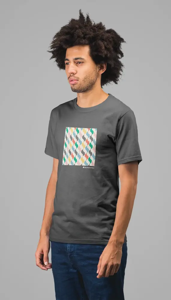Camiseta Calçada SP Colorida