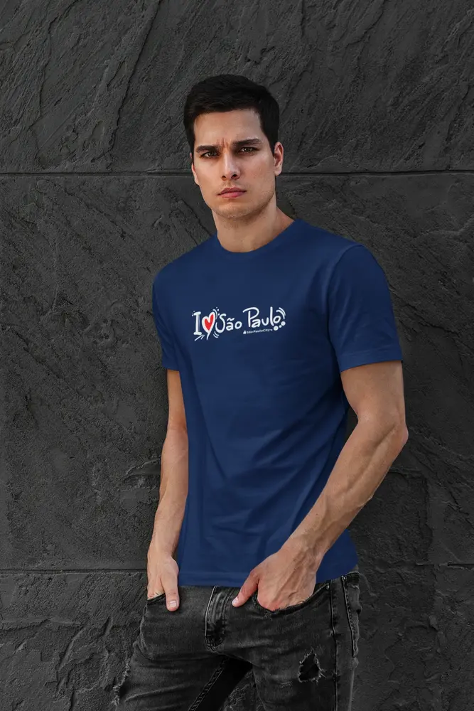 Camiseta I Love SP Desenho