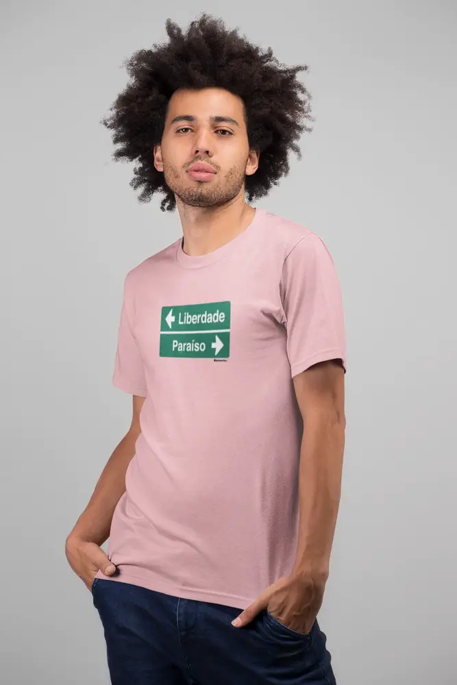 camiseta liberdade paraiso sp rosa bb - Projeto São Paulo City - Produtos da Cidade de SP