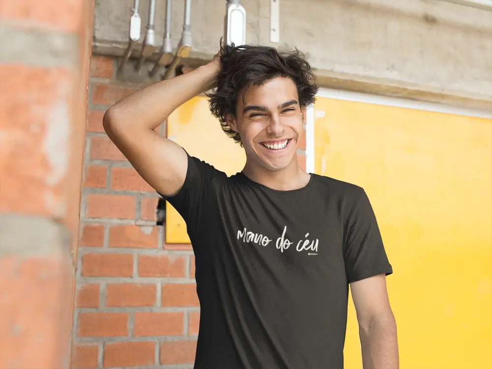 camiseta mano do ceu 2 preta - Projeto São Paulo City - Produtos da Cidade de SP