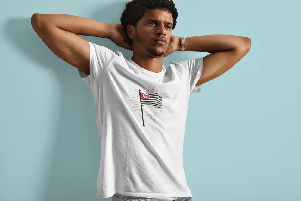 camiseta-mini-bandeira-sp-branca Camiseta Mini Bandeira SP by Miguel Garcia