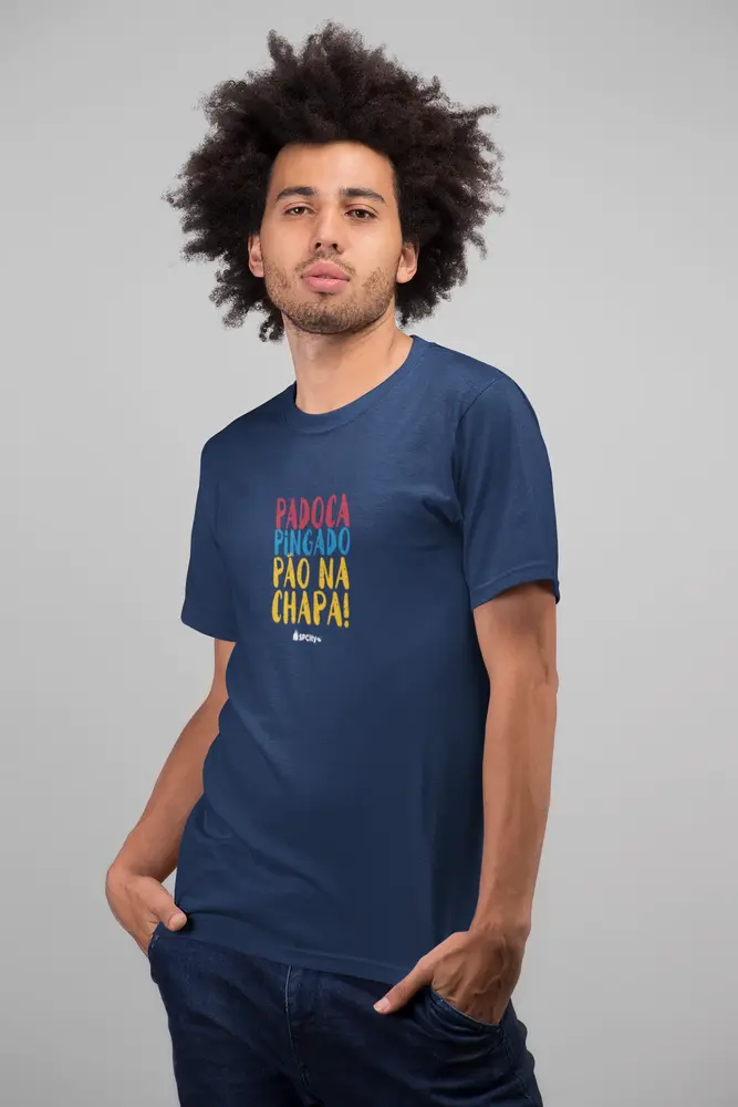 Camiseta Padoca, Pingado e Pão na Chapa