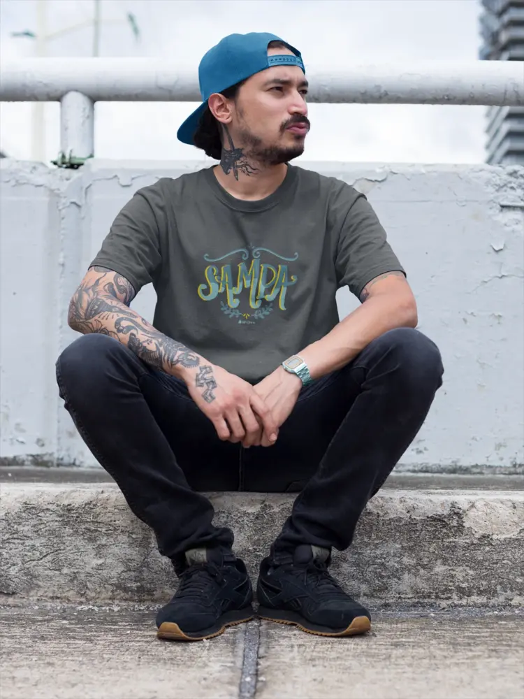 camiseta-sampa-samba-cinza Camiseta Sampa Samba by Lucas Motta