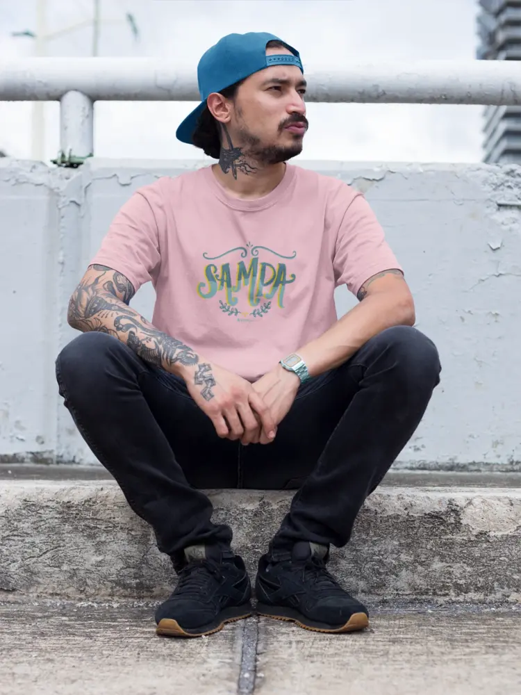 camiseta sampa samba rosa bb - Projeto São Paulo City - Produtos da Cidade de SP