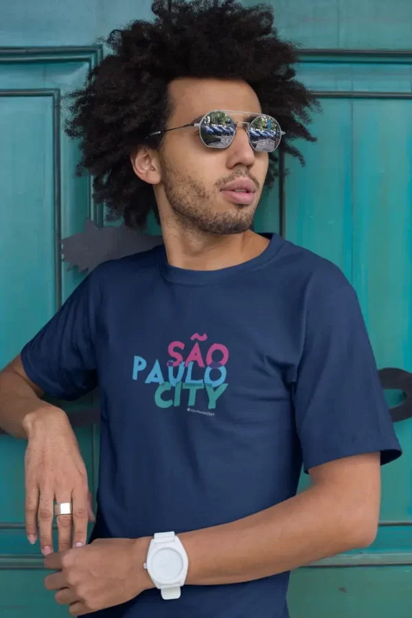 Camiseta São Paulo City Colorida