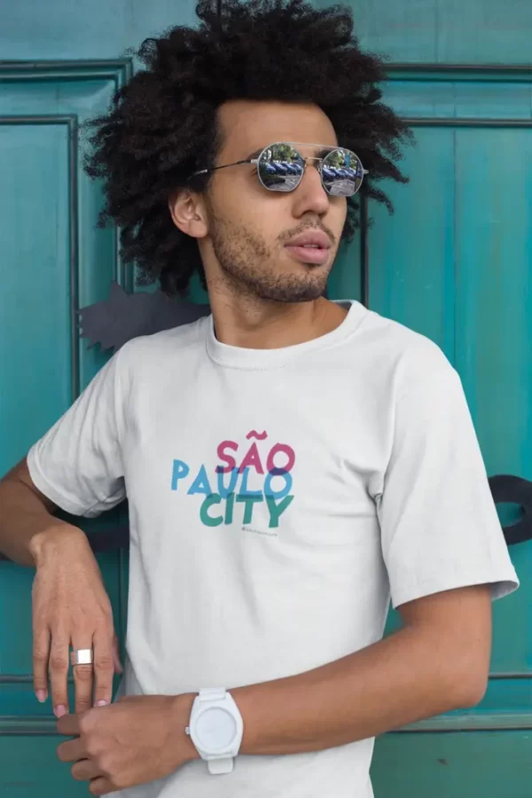 Camiseta São Paulo City Colorida