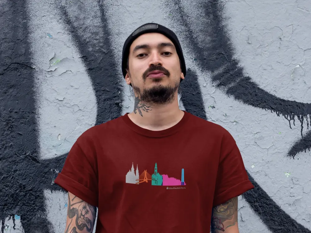 camiseta-silhueta-sp-colorida-2-bordo Camiseta Silhueta SP Colorida 2