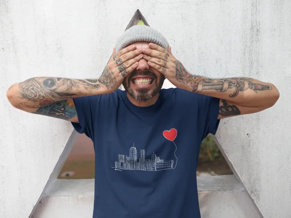 Camiseta SP Cidade Coração by Miguel Garcia