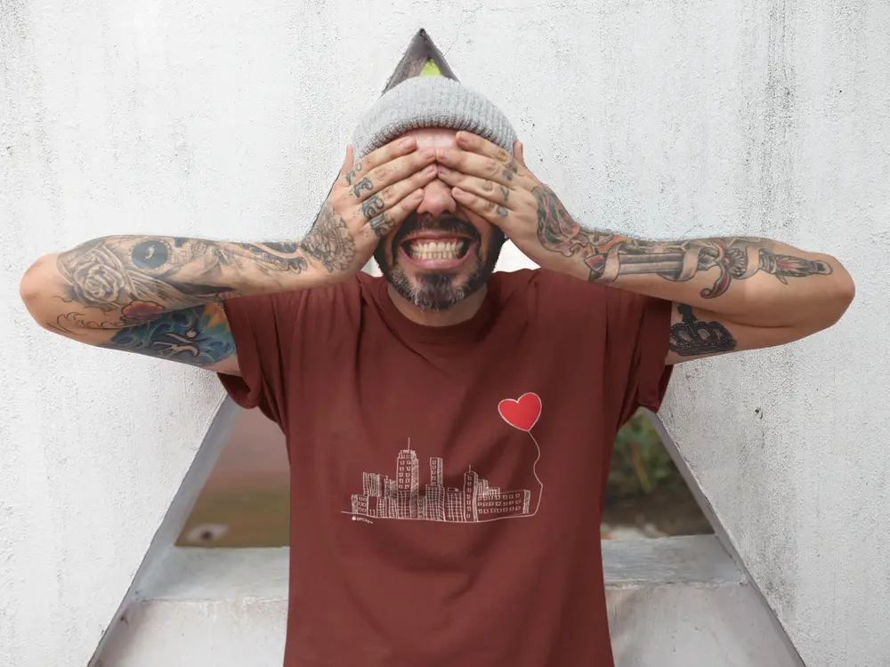 Camiseta SP Cidade Coração by Miguel Garcia