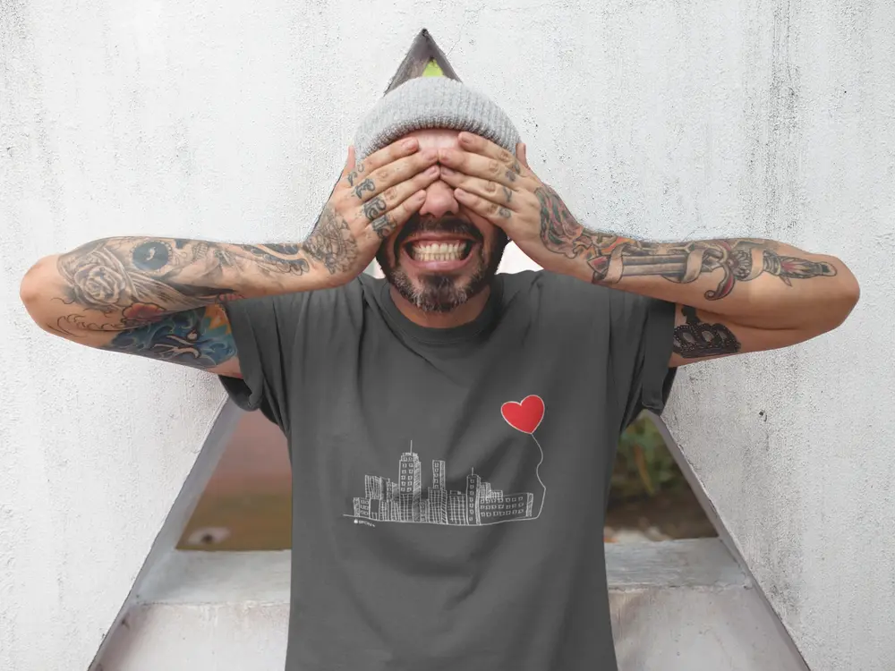 Camiseta SP Cidade Coração by Miguel Garcia