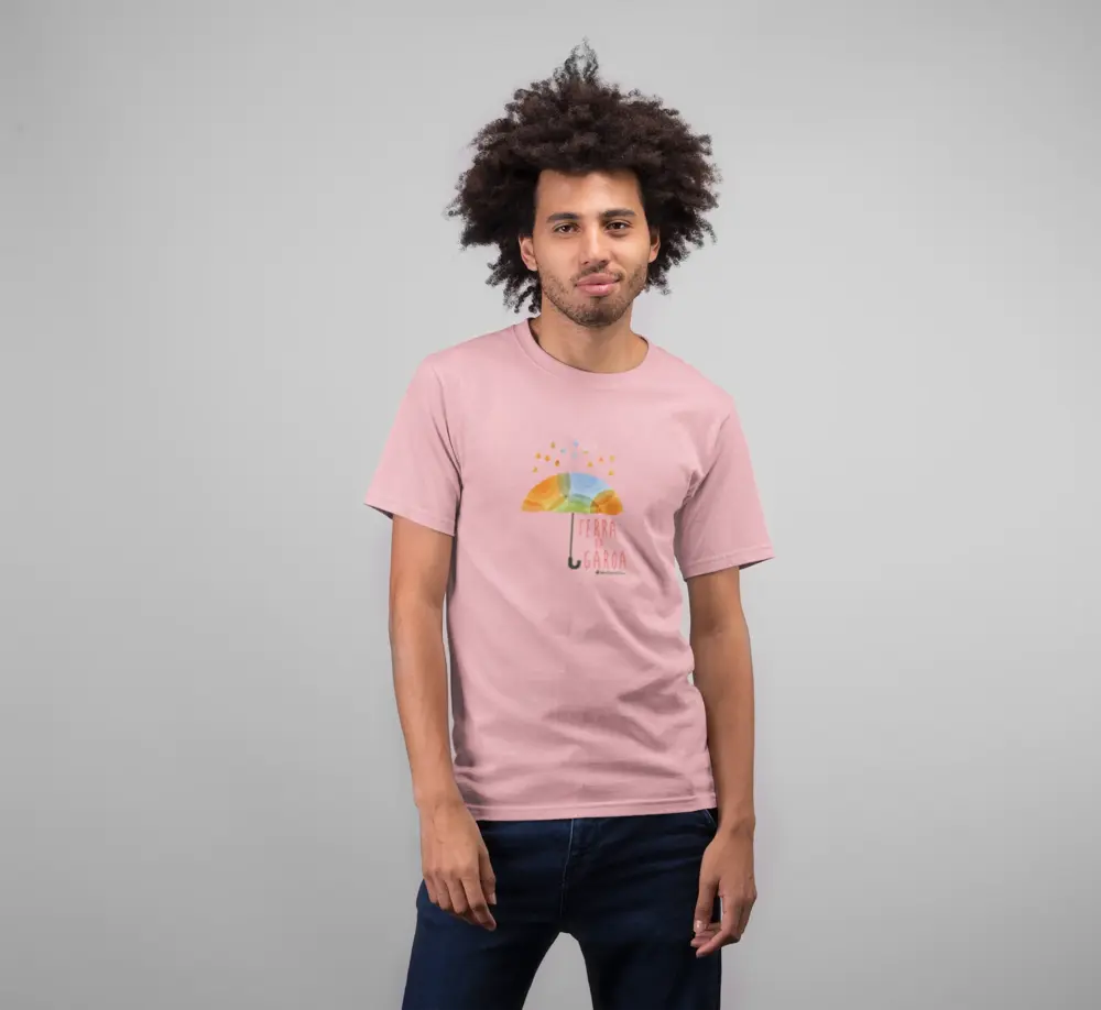 camiseta sp terra da garoa rosa bb - Projeto São Paulo City - Produtos da Cidade de SP