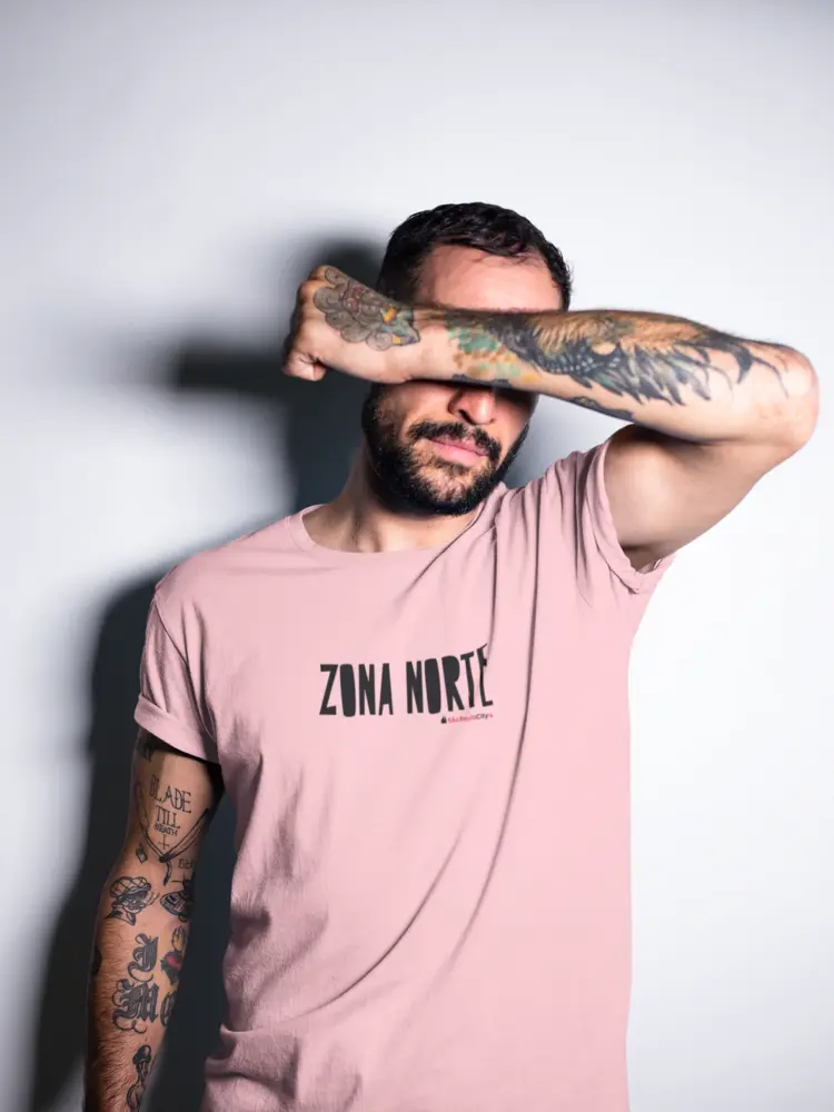 camiseta sp zona norte rosa bb - Projeto São Paulo City - Produtos da Cidade de SP