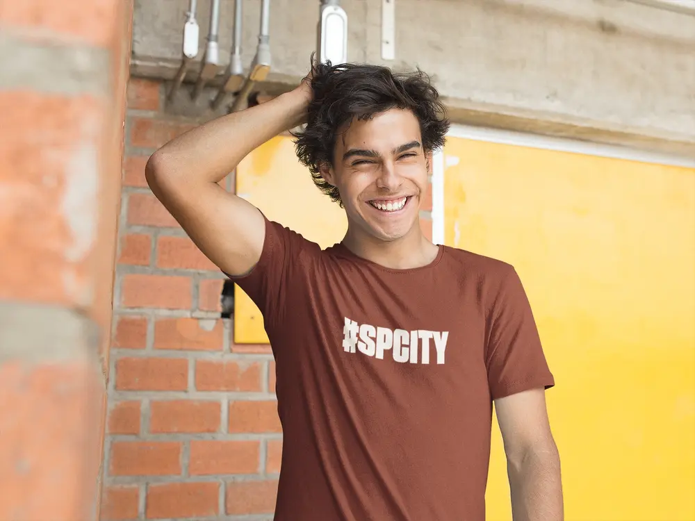 camiseta-#spcity-bordo Camiseta #SPCITY