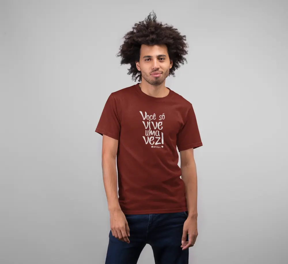 Camiseta Você só vive uma vez